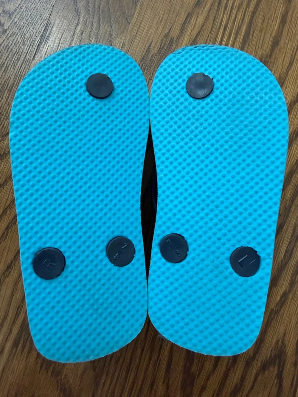 Crab flip flops, toddler size 7/8